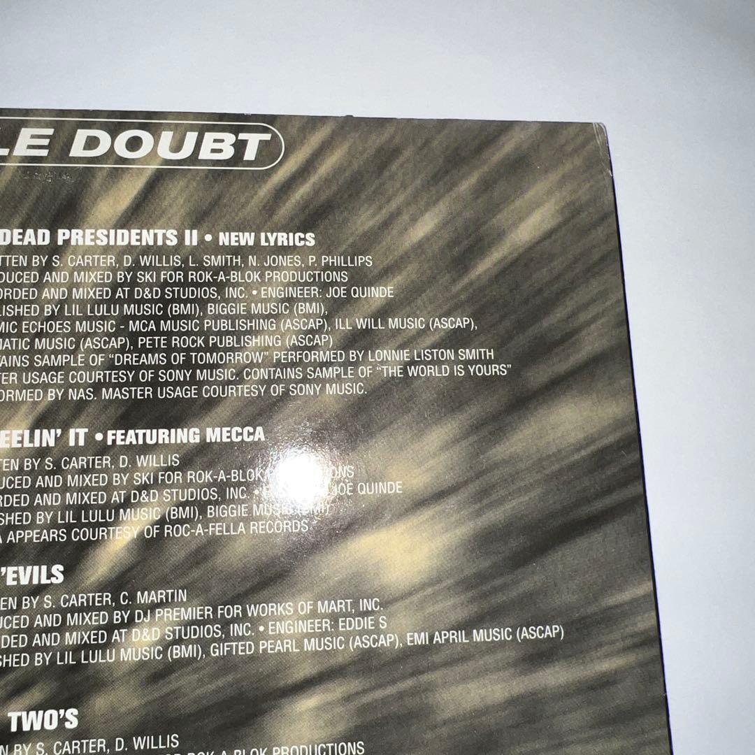 使用感あり JAY-Z REASONABLE DOUBT 2LP
