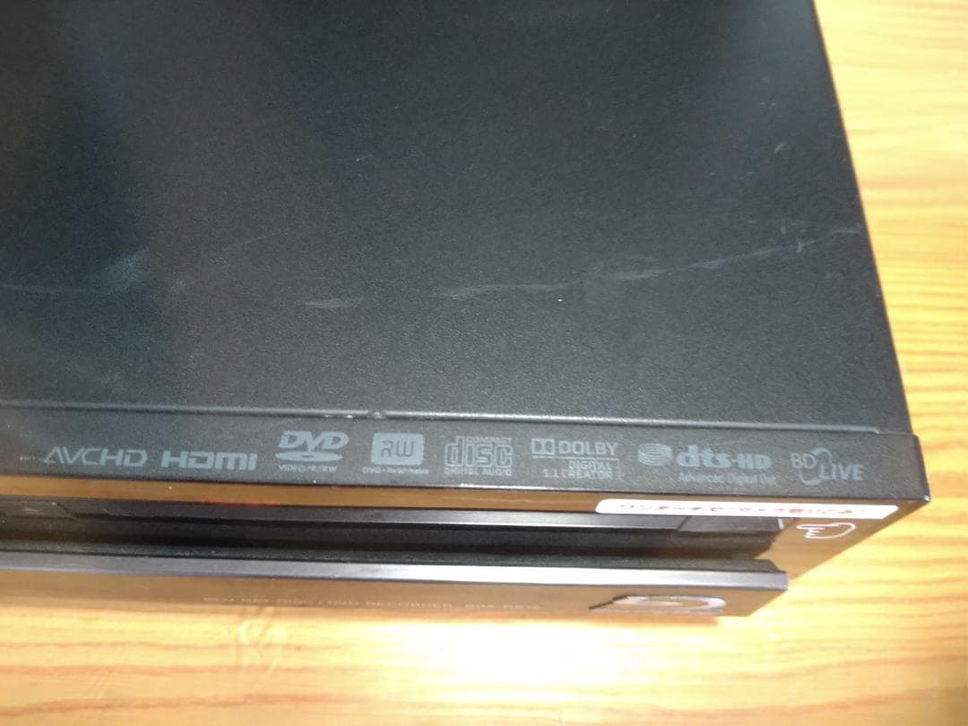 【限定1点】2TB換装 SONY BDレコーダー BDZ-RS15 純正リモコン