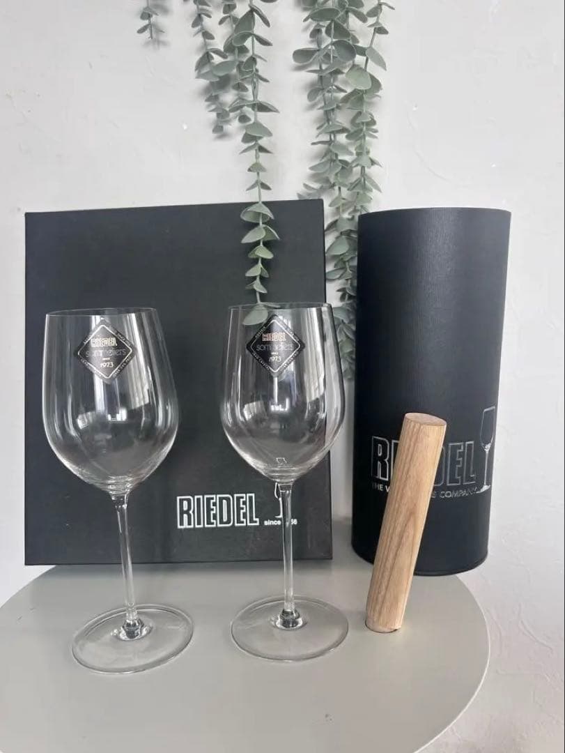 新品✨最高級　リーデルソムリエ ハンドメイド　 ワイングラス2脚　定70400