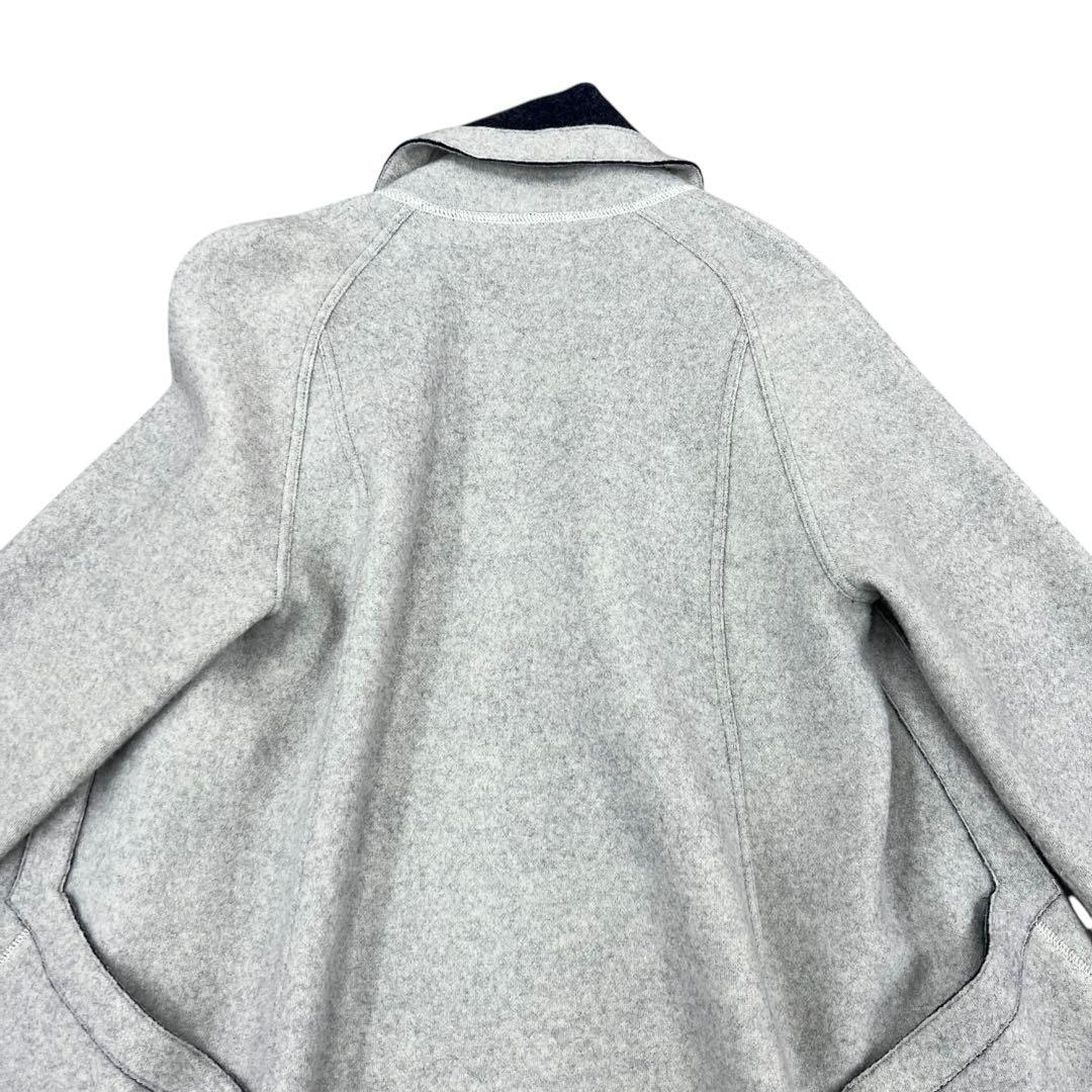 LANVIN COLLECTION ランバン ウールコート 羽織り ライトグレー