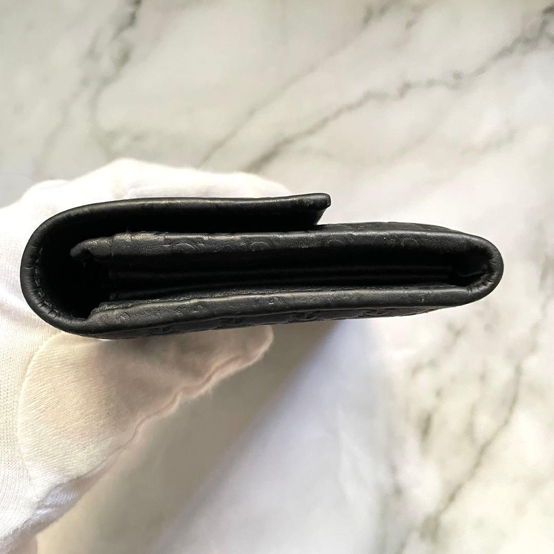 GUCCI グッチ マイクロシマ GGメタルロゴプレート　長財布　0112-②