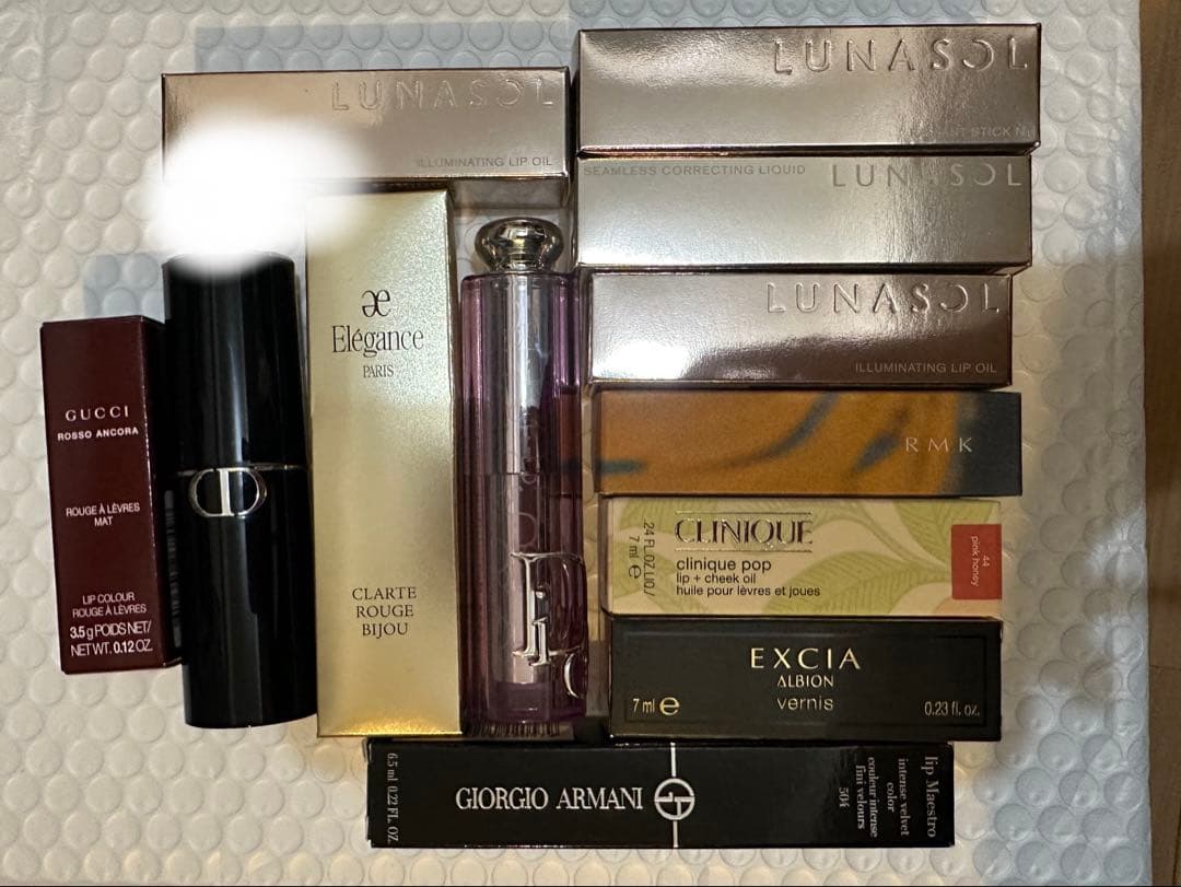 ルナソル ディオール グッチビューティ アルマーニビューティ 13点セット