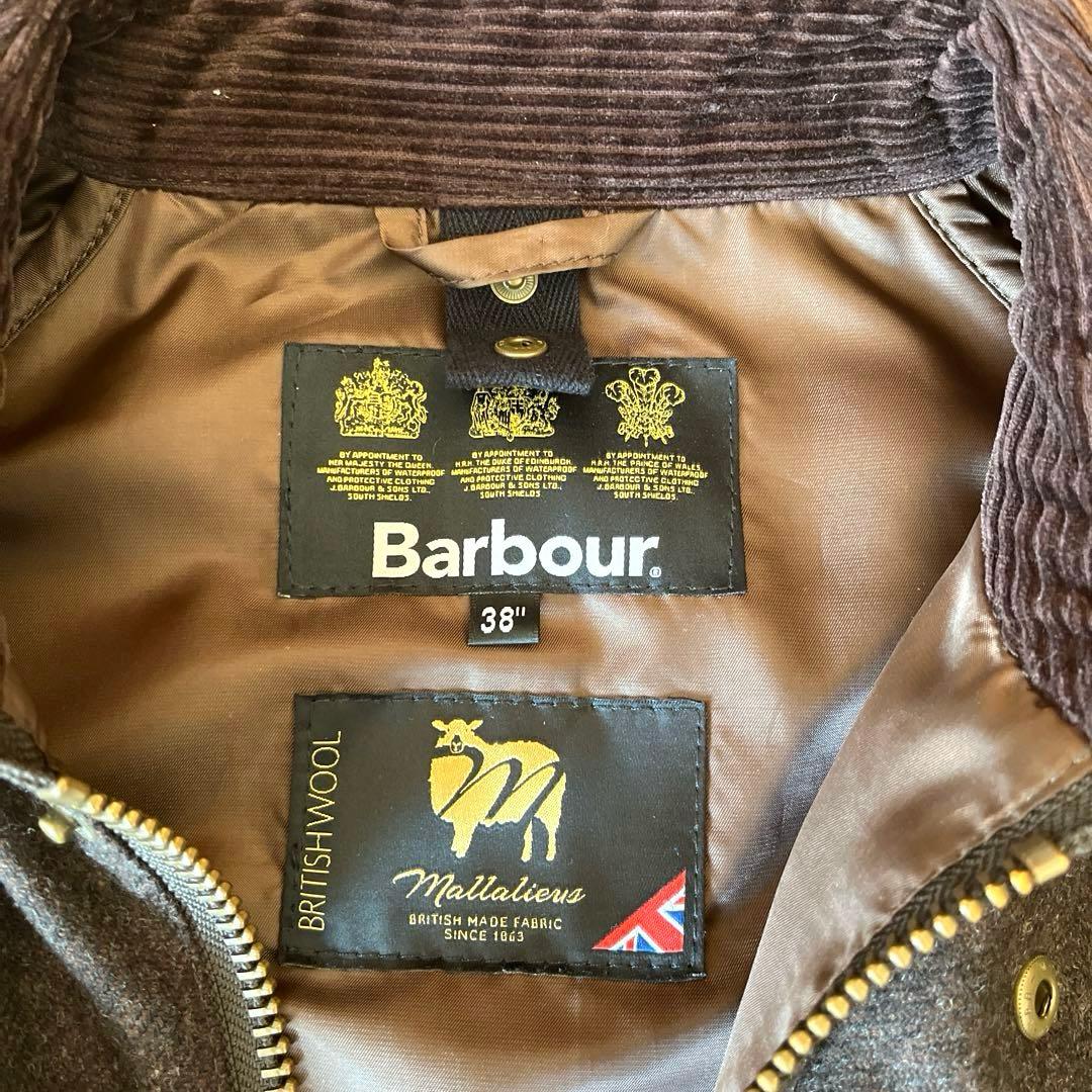 Barbour 美品 BEAMS 別注 ビデイルSL ツイード38 ブラウン 系
