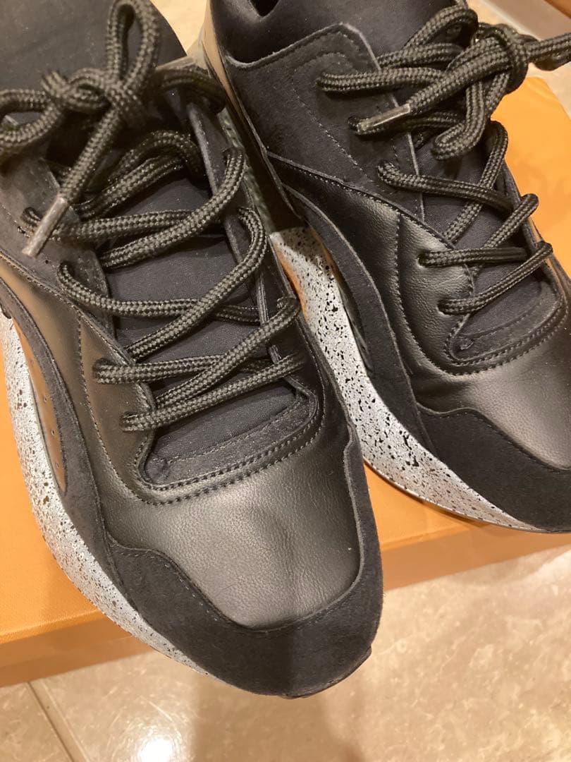 格安　ステラマッカートニー　エクリプス　バイカラー　スニーカー　黒　35 厚底