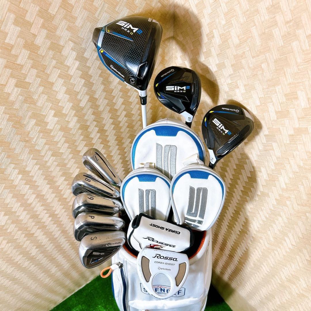 良品 テーラーメイド SiM2 MAXD レディース ゴルフ 9本　セット L