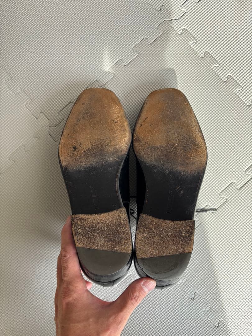 J.M.WESTON ストレートチップ　7アイレット 黒　6D