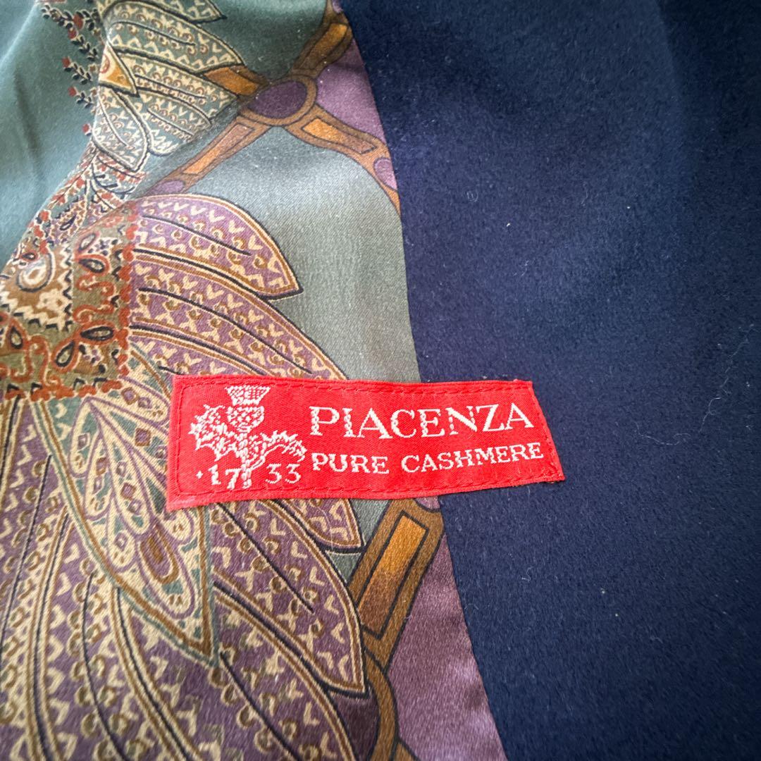極美品 TERUYOS PIACENZA 高級カシミヤ100% ロングコート F