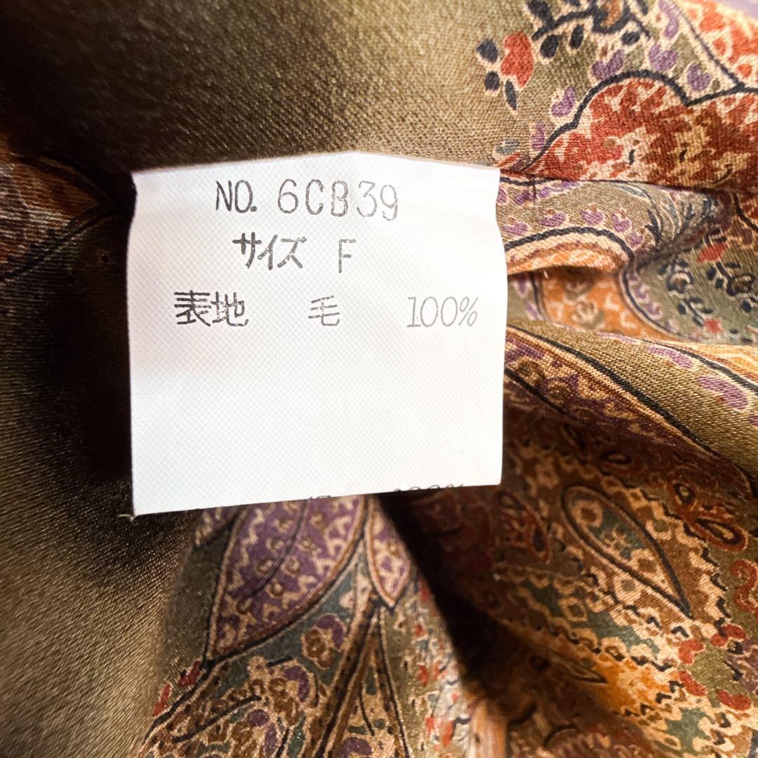 極美品 TERUYOS PIACENZA 高級カシミヤ100% ロングコート F