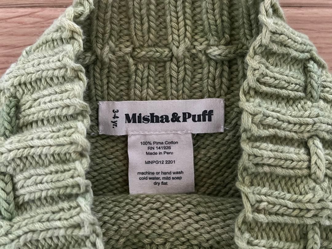 タグ付き！【misha and puff】スケポン◆サイズ3-4y