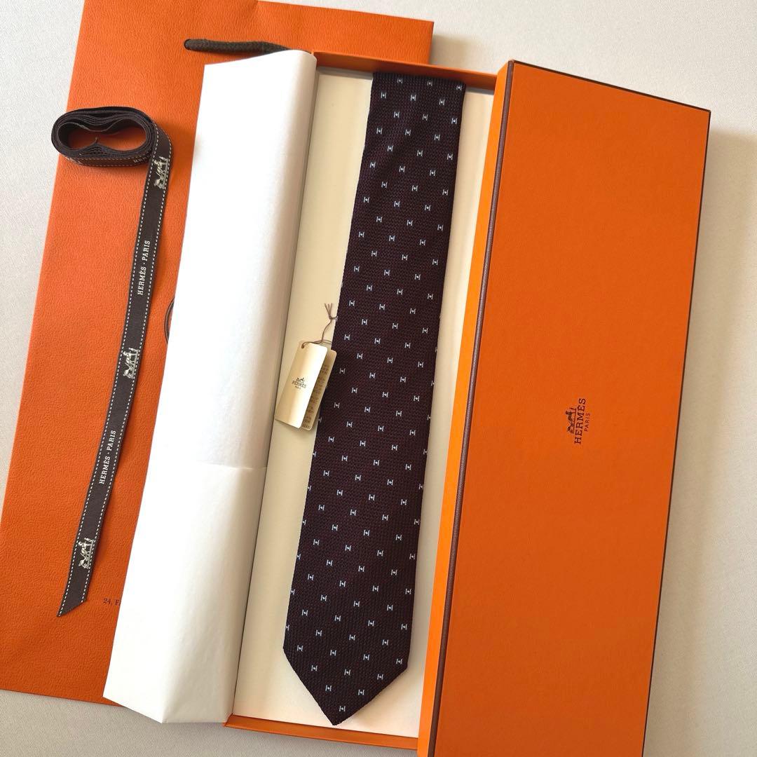専用です。　　エルメス ネクタイ 《グルナディーヌH》 新品 未使用