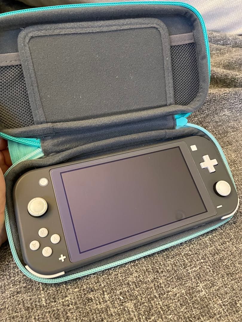 switchライト 本体のみ グレーとあつ森ケース