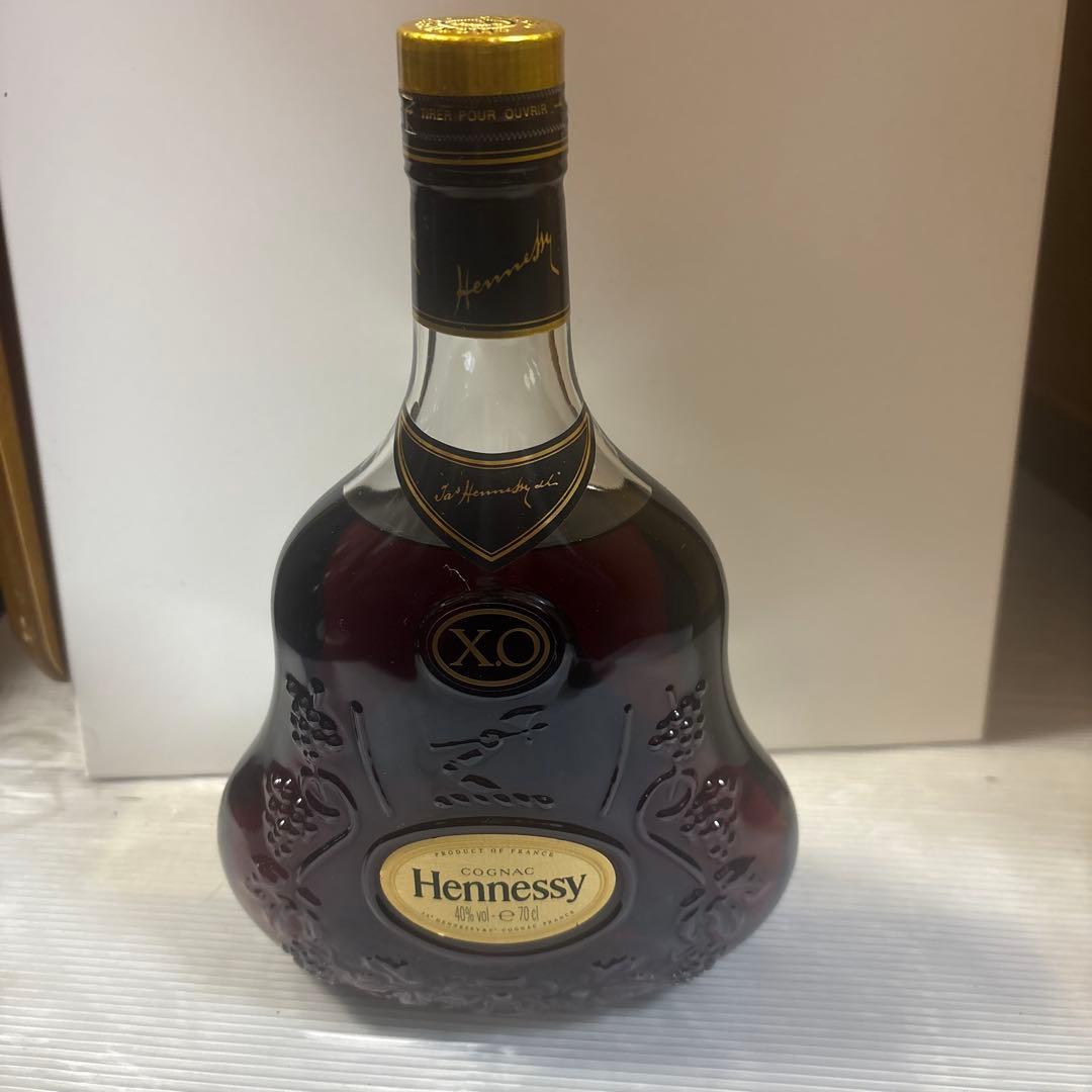 ハ*ハ様 ◇未開栓 ヘネシー Hennessy XO 金キャップ クリアボトル