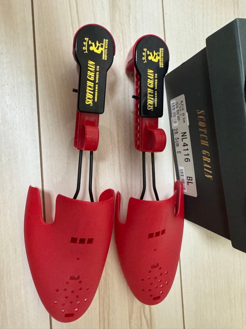 山*本様 SCOTCH GRAIN ブラックレザー ドレスシューズ ストレートチ