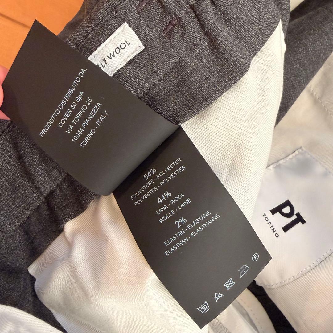 新品　PT TORINO マスターフィット カーゴパンツ 46 グレー