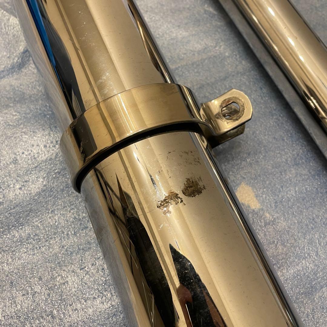 ドラッグスタークラシック400 kentec 2in1フィッシュテールマフラー