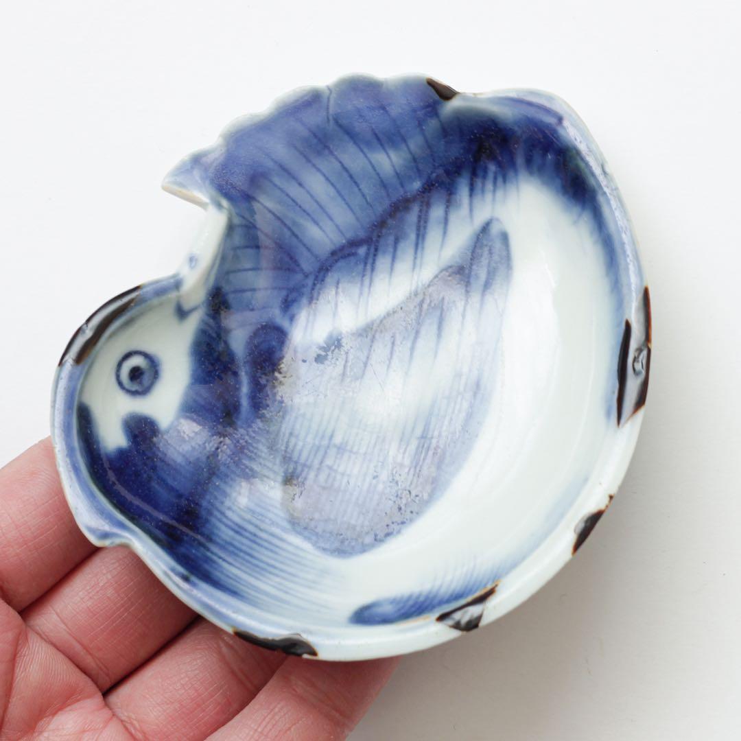 古伊万里　伊万里　江戸　後期　鳥形　変形皿　小皿　手塩皿