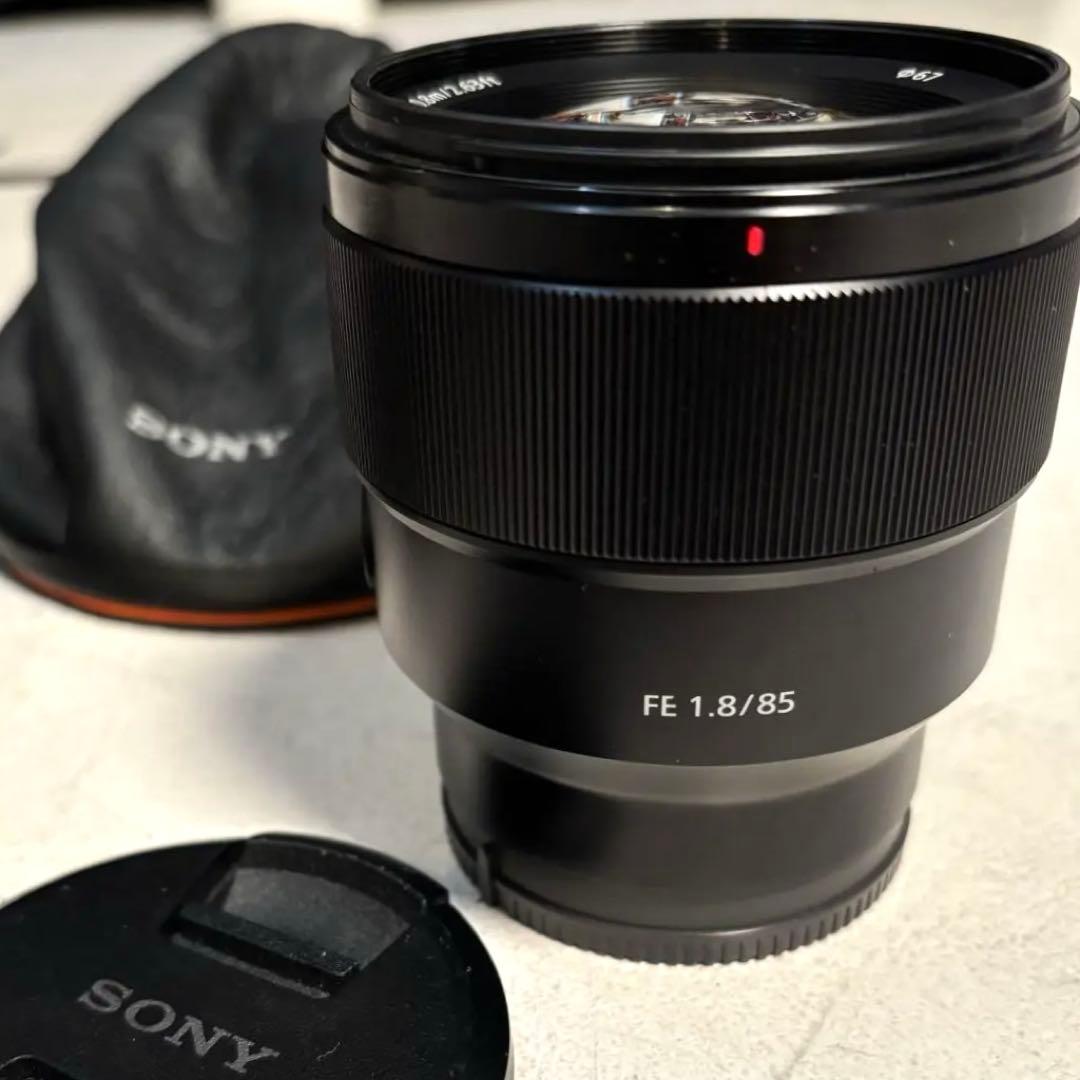【即配送・年末年始発送不可】SONY FE 1.8/85 単焦点レンズケース付き