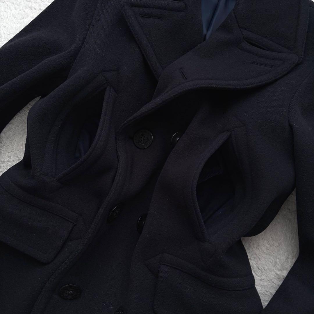 ポロラルフローレン ピーコート アンカーボタン ウール ネイビー M 現行品