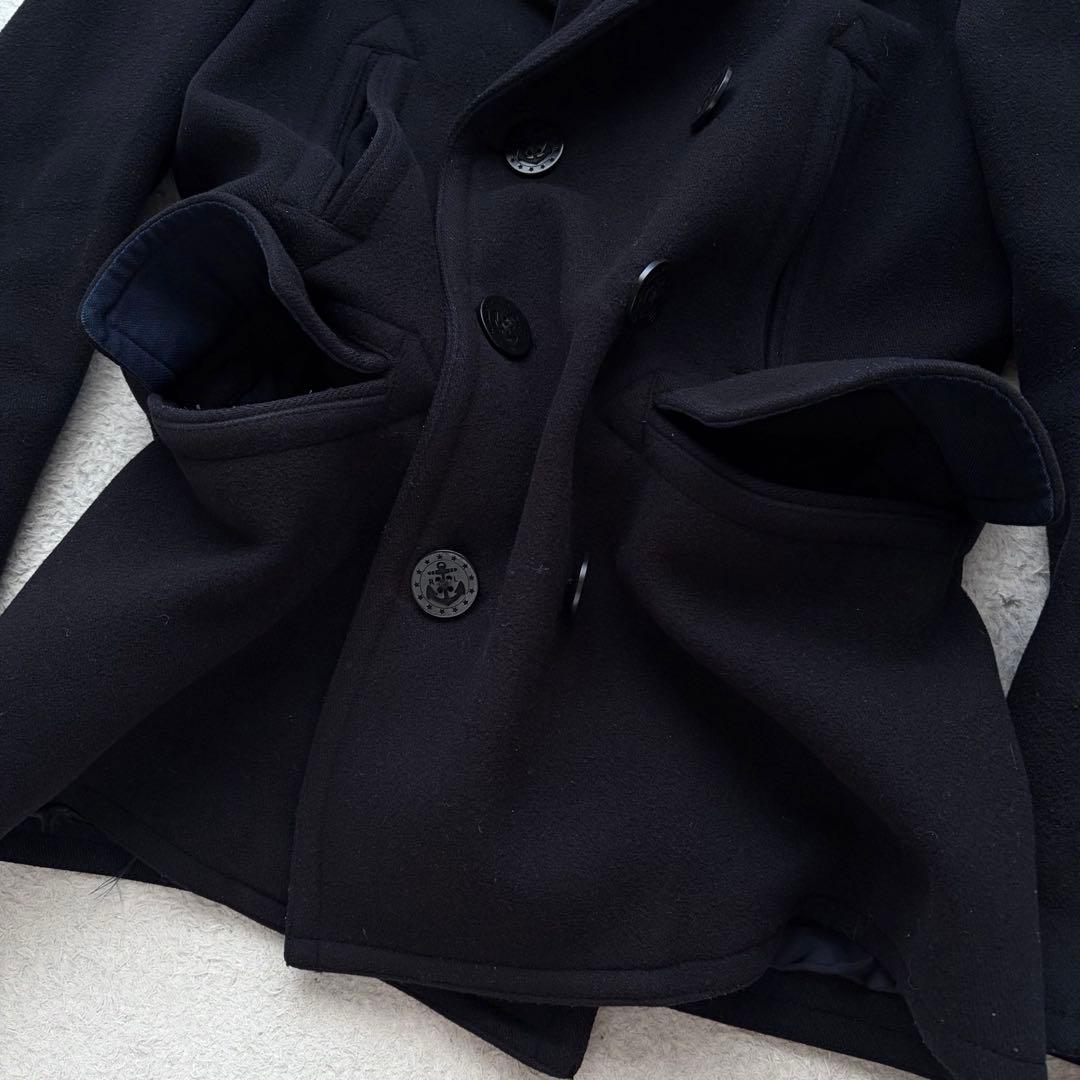 ポロラルフローレン ピーコート アンカーボタン ウール ネイビー M 現行品