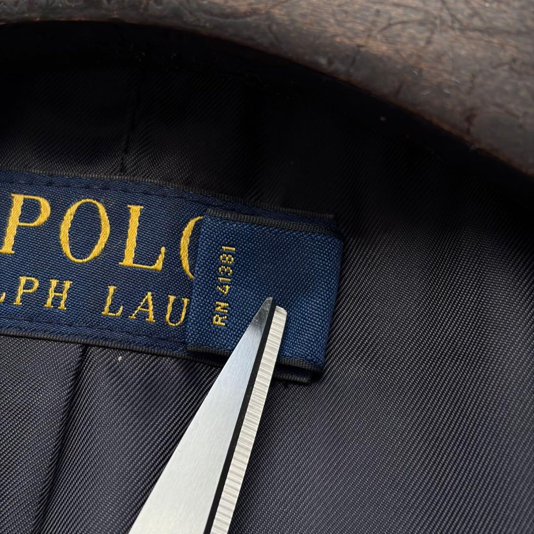 ポロラルフローレン ピーコート アンカーボタン ウール ネイビー M 現行品