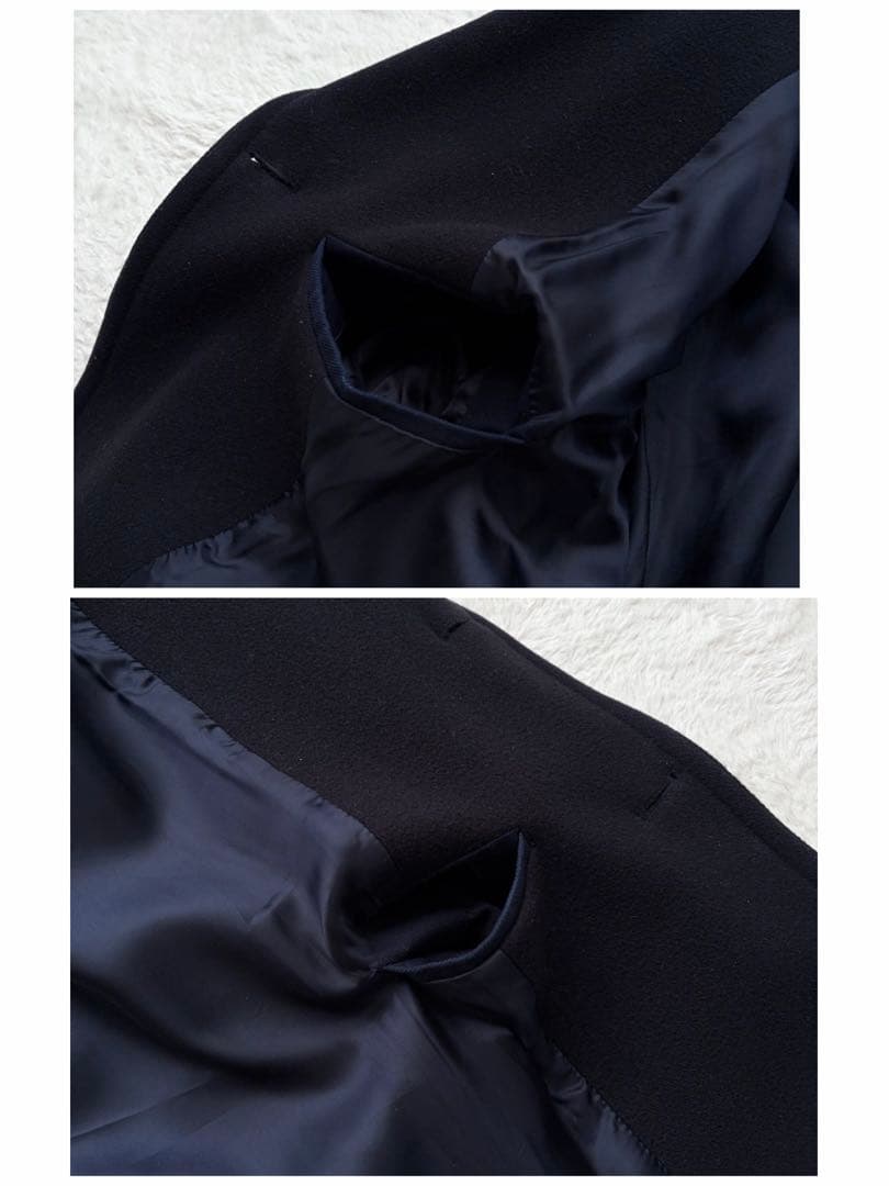 ポロラルフローレン ピーコート アンカーボタン ウール ネイビー M 現行品