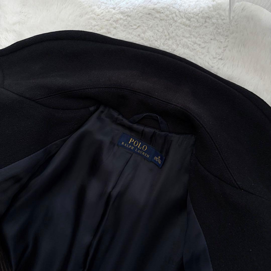 ポロラルフローレン ピーコート アンカーボタン ウール ネイビー M 現行品