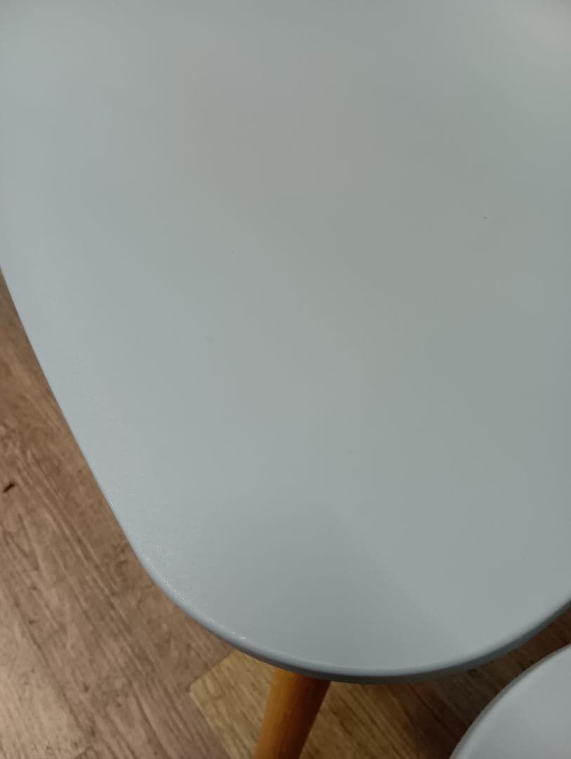 在庫処分 4脚セットVitra HAL Wood ダイニングチェア アイスグレー