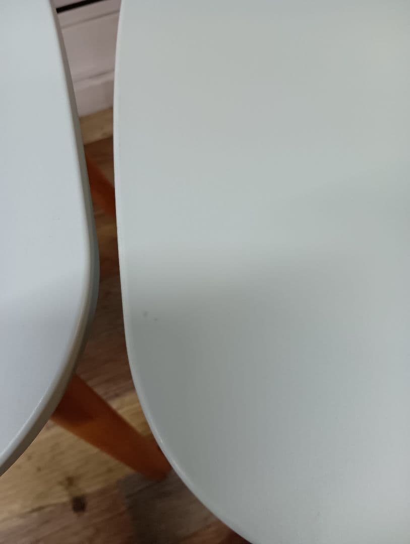 在庫処分 4脚セットVitra HAL Wood ダイニングチェア アイスグレー