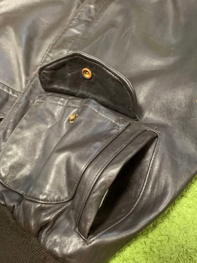 Schott A2 レザーフライトジャケット　本革　42