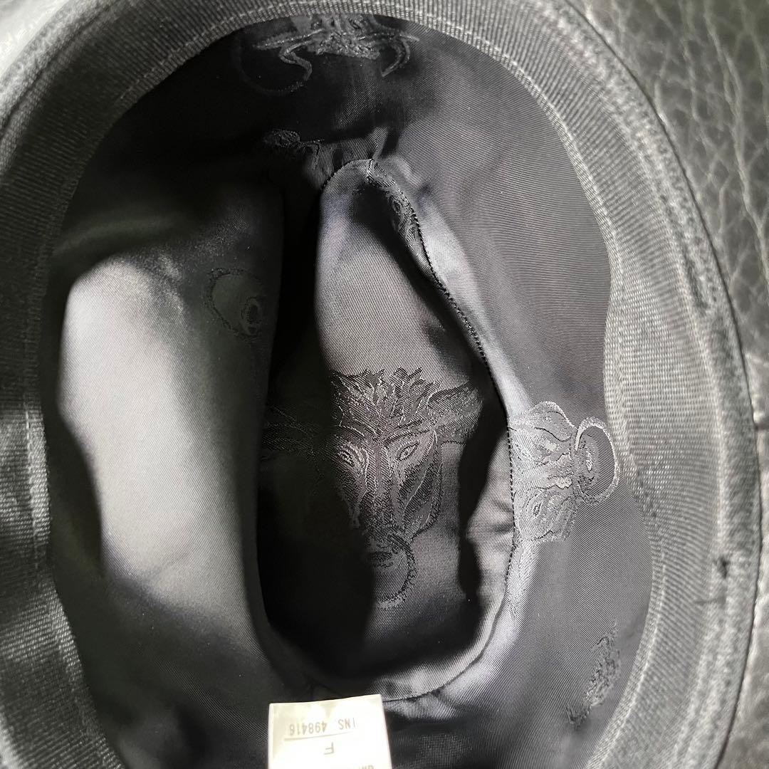 ジャンポールゴルチエ Jean Paul GAULTIER 本革 レザー ハット