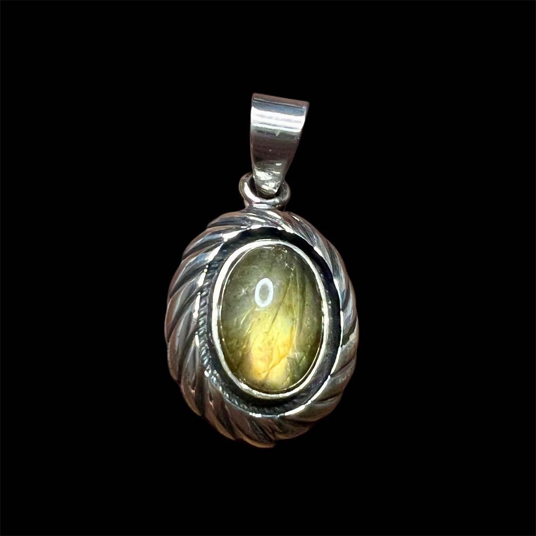 SAAD ペンダントトップ シルバー925 ラブラドライト