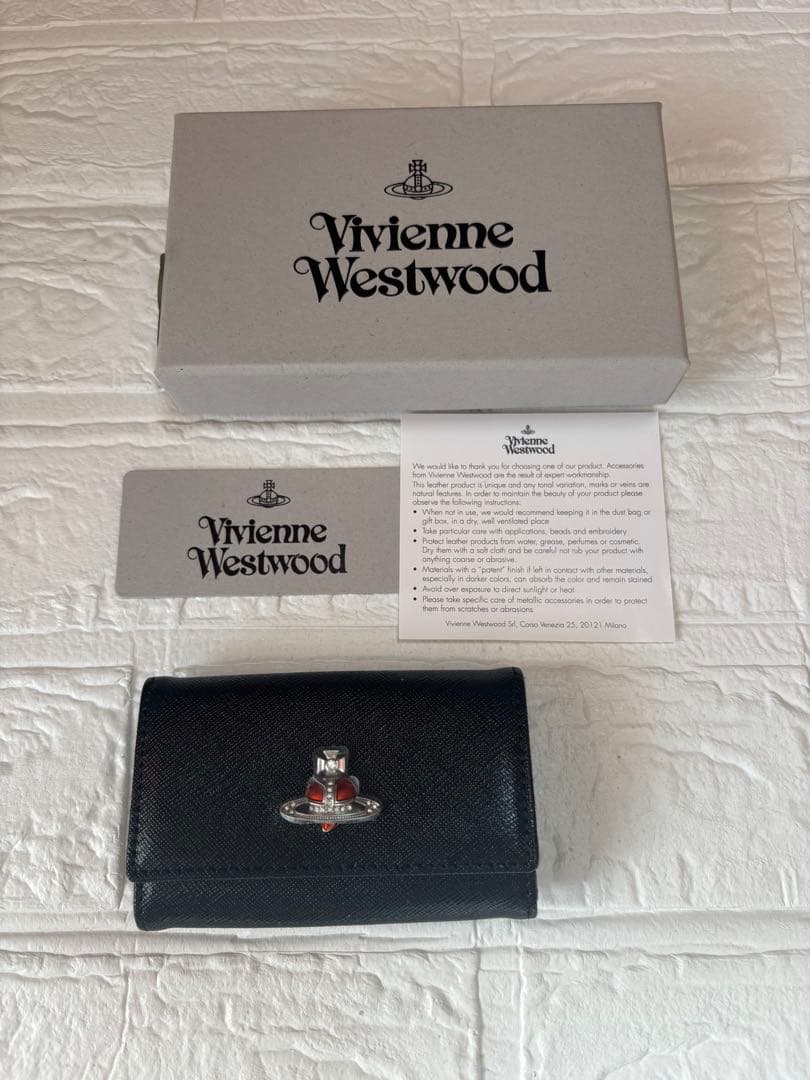 ‪【新品】ヴィヴィアンウエストウッド　ディアマンテ　キーケース　廃盤ハートオーブ