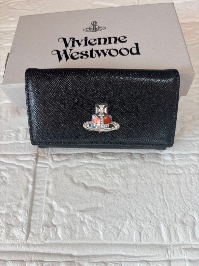 ‪【新品】ヴィヴィアンウエストウッド　ディアマンテ　キーケース　廃盤ハートオーブ