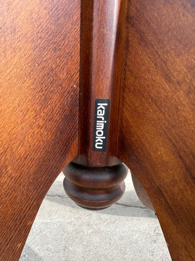 カリモク アンティーク コロニアル ハンガーラック ポールスタンド