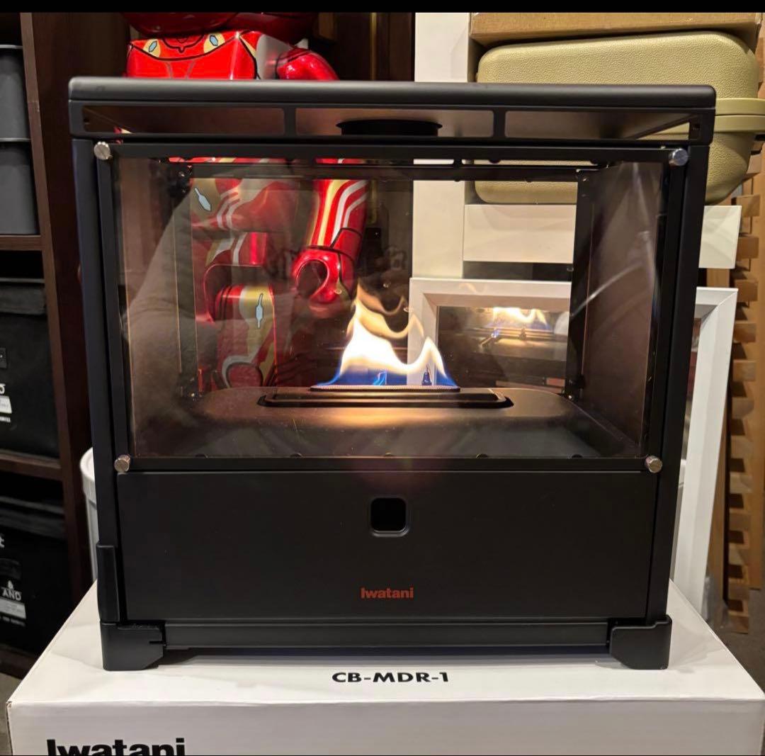 マイ暖炉　Iwatani MY DANRO CB-MDR-1 耐熱ガラス