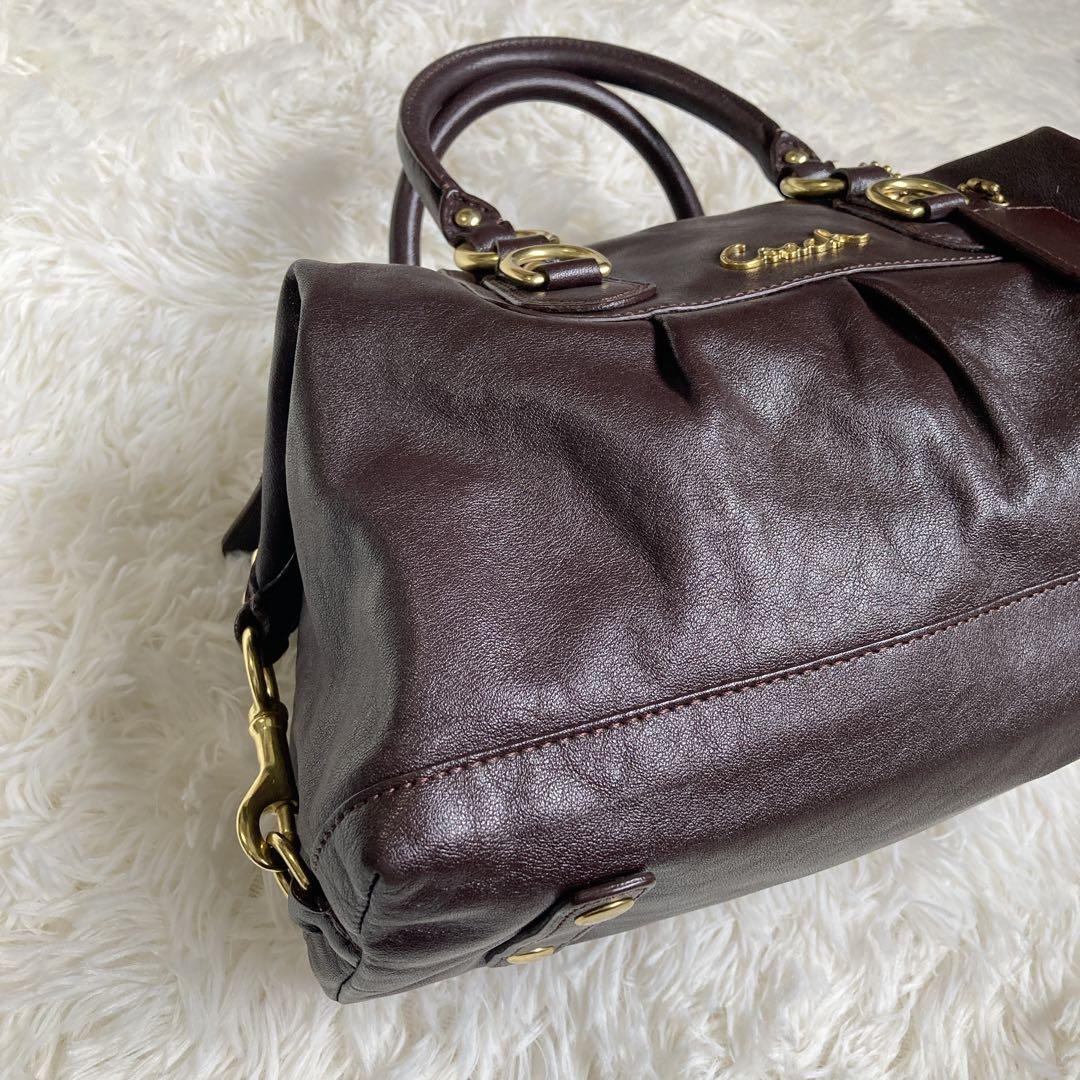 未使用級 vintage coach archive アシュレイ ミニボストン