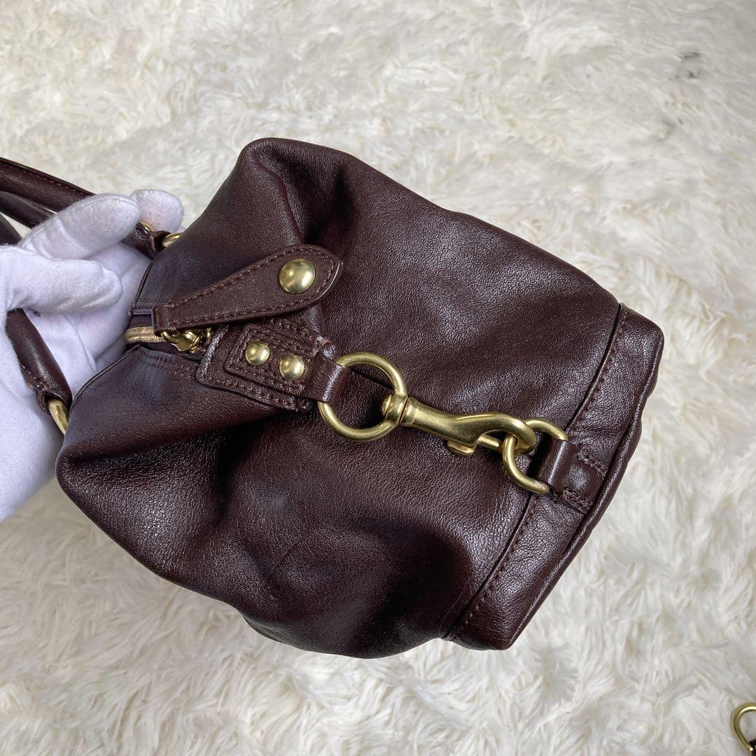 未使用級 vintage coach archive アシュレイ ミニボストン