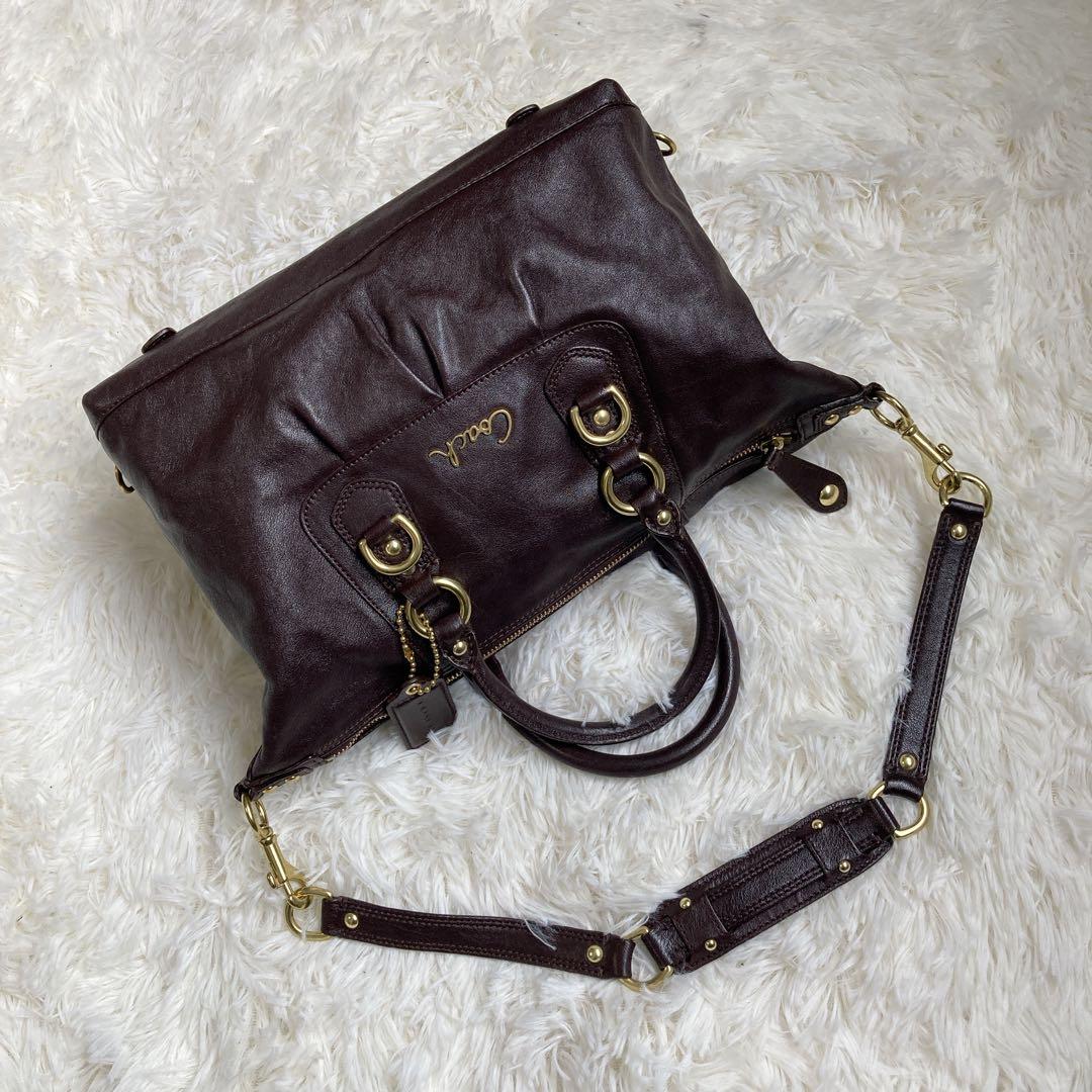 未使用級 vintage coach archive アシュレイ ミニボストン