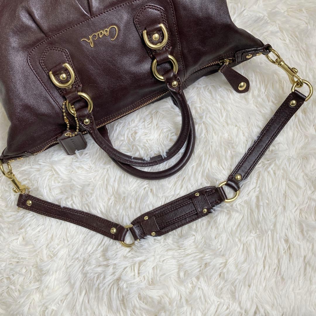 未使用級 vintage coach archive アシュレイ ミニボストン