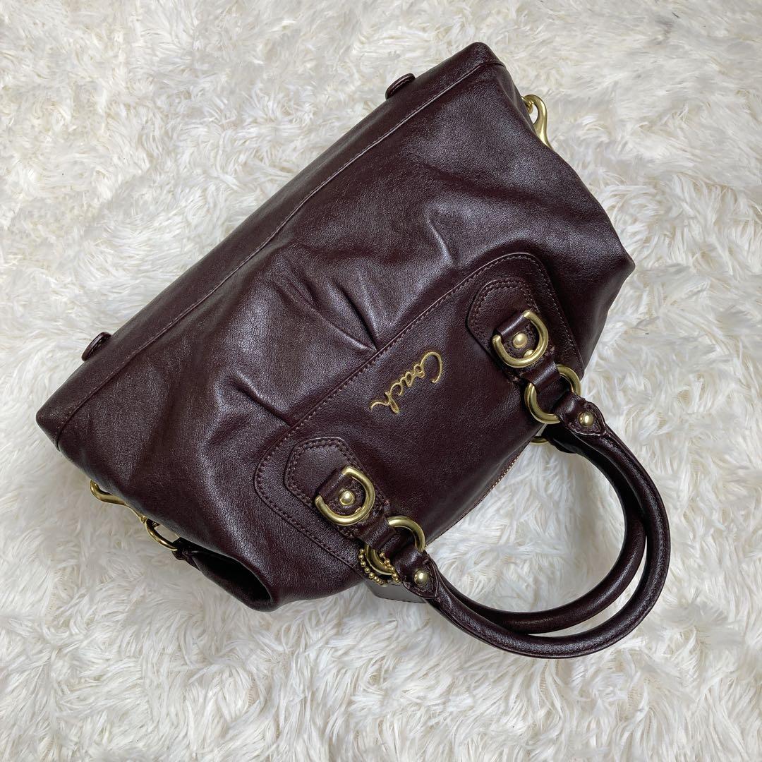 未使用級 vintage coach archive アシュレイ ミニボストン