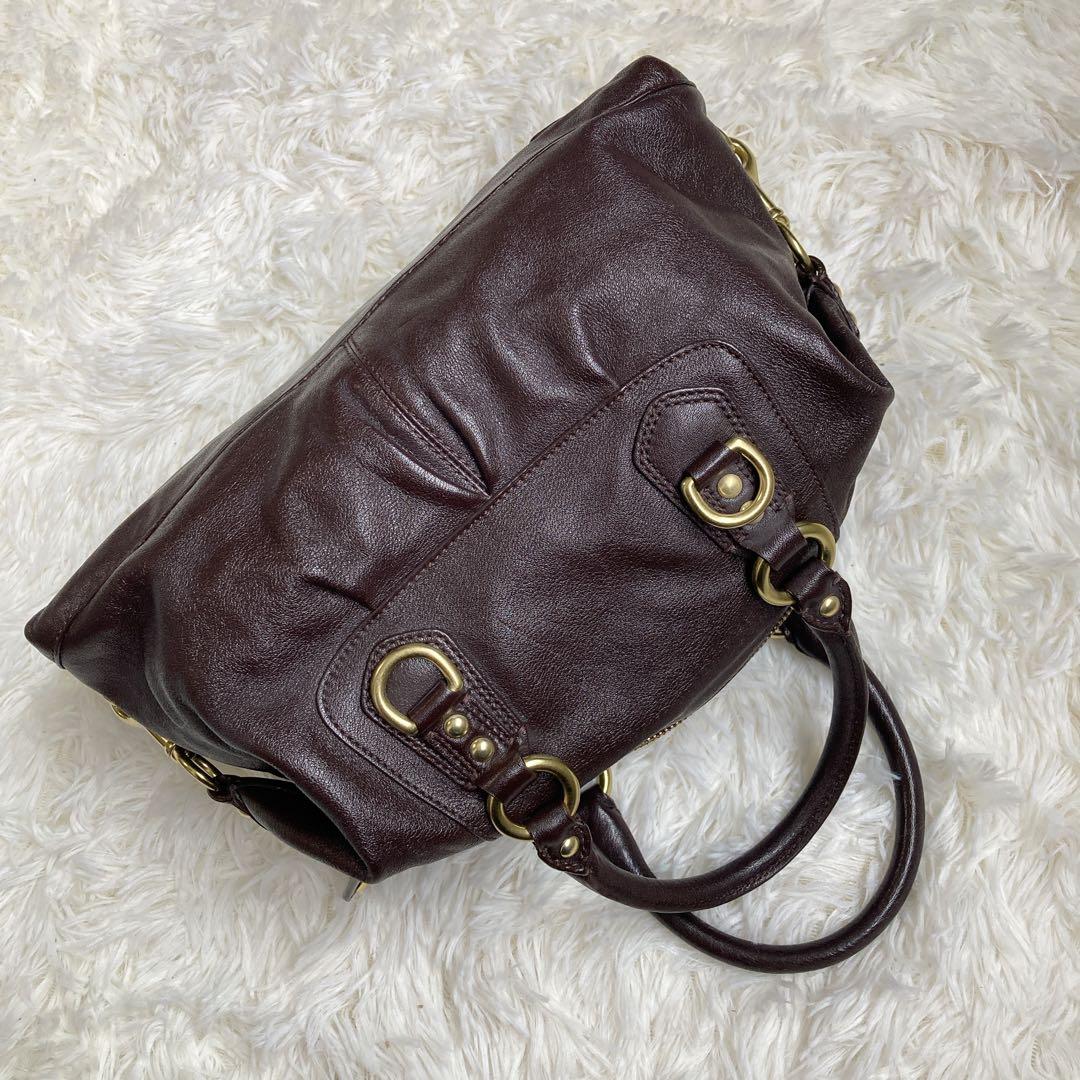 未使用級 vintage coach archive アシュレイ ミニボストン