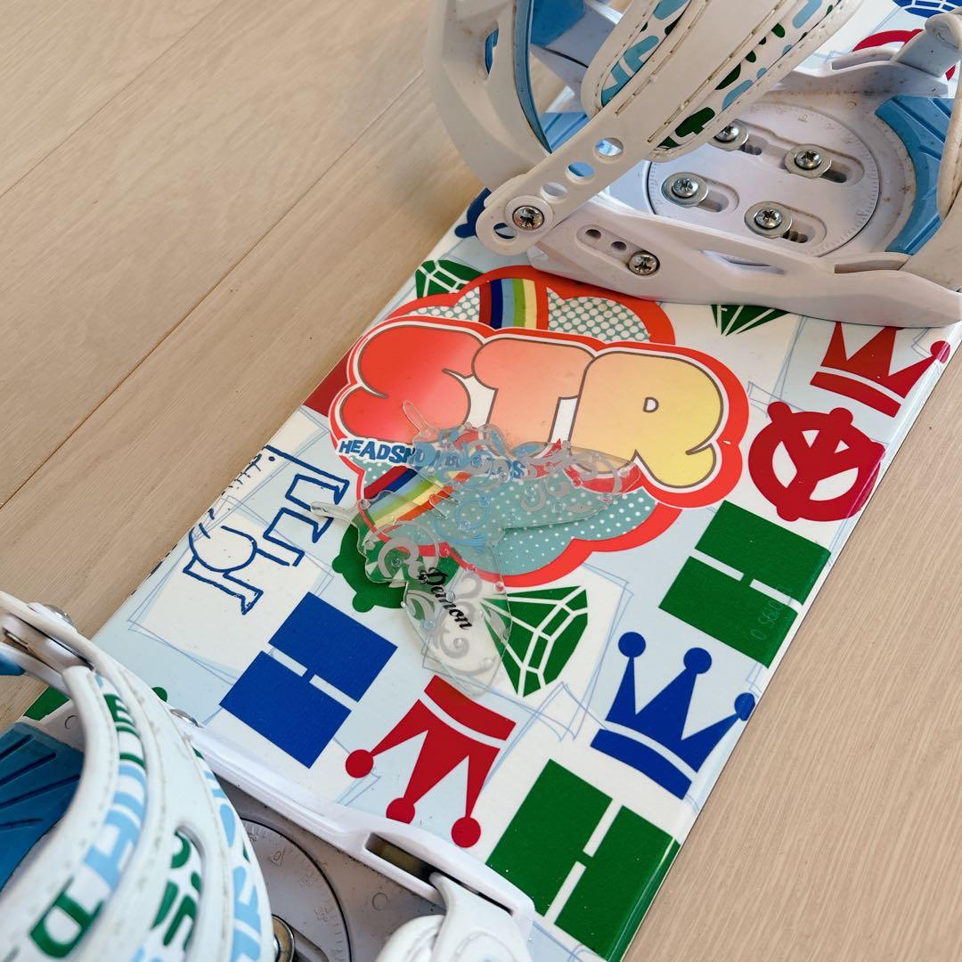 【美品】HEAD スノーボード 120cm キッズ ジュニア ビンディング付