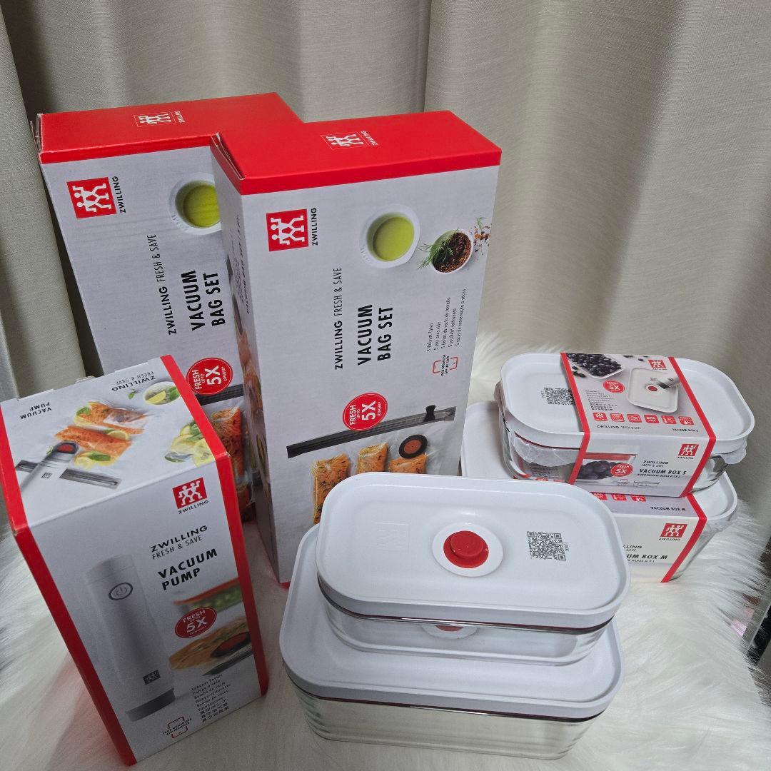 【お買得!!】ZWILLING ツヴィリング 真空 保存容器 真空バッグ セット