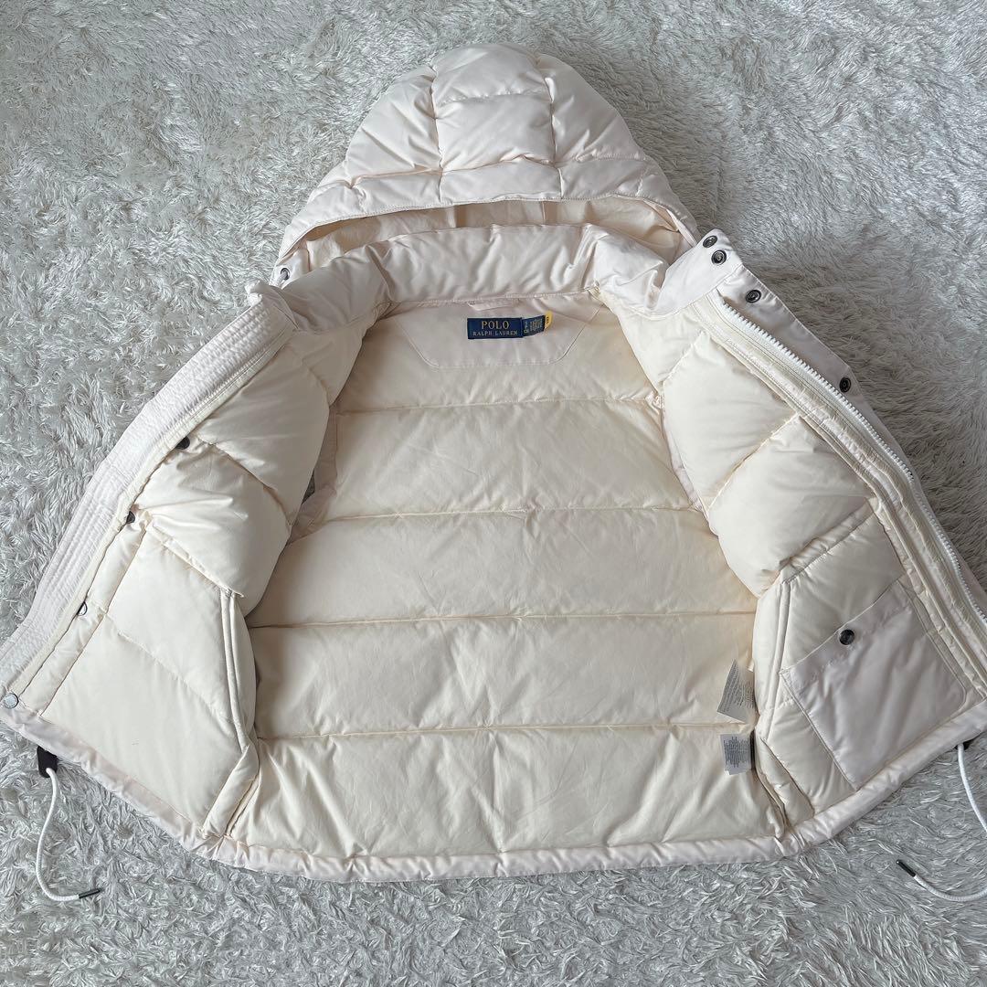 ポロラルフローレン ダウンベスト ポニー刺繍 アイボリー24年モデル