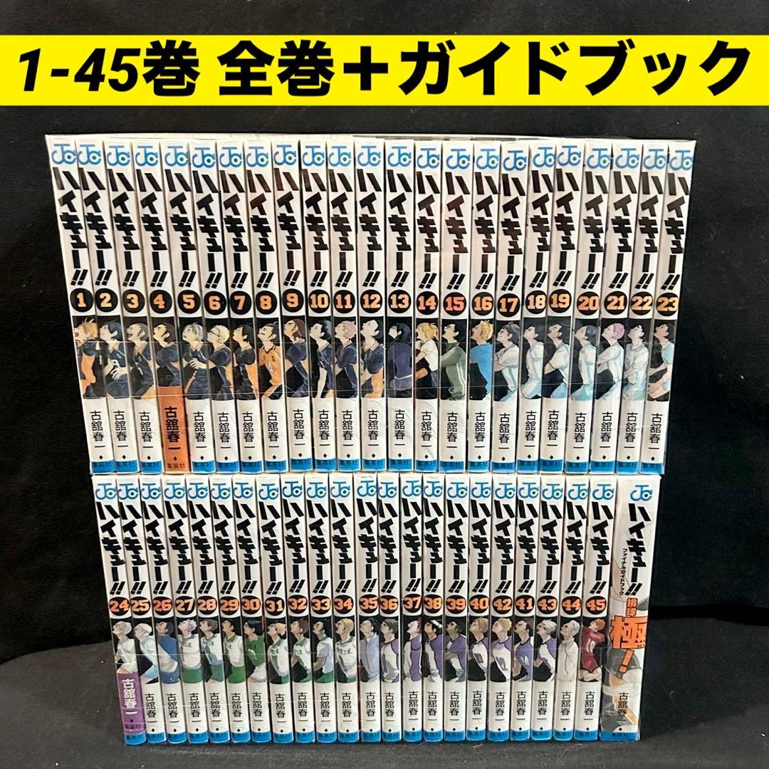 ハイキュー 1-45巻 全巻＋ ファイナルガイドブック 極 セット　漫画