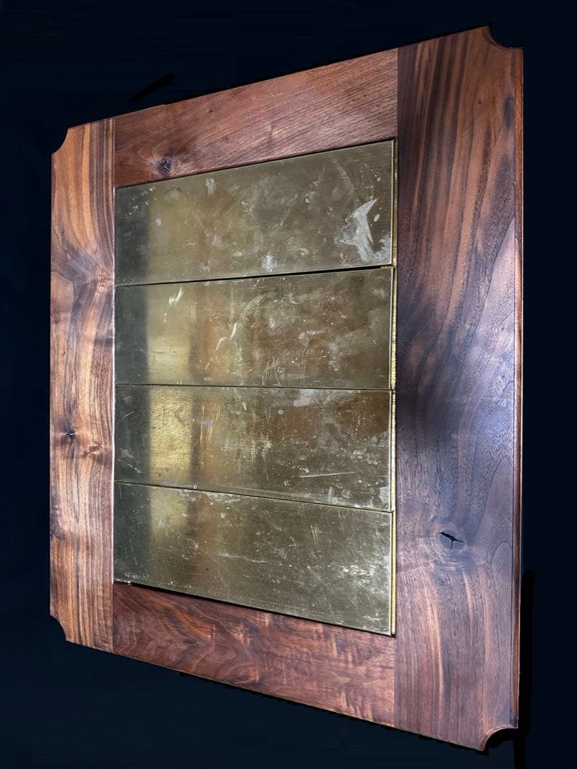 NORAsフレーム　ノラズフレーム　真鍮パネル　フクロ