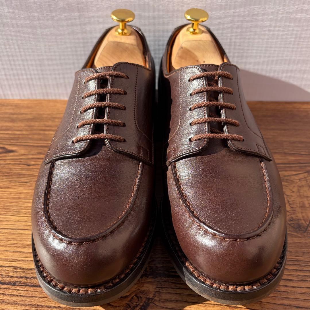 【美品】J.M.WESTON 641 ゴルフ ダークブラウン 6D 保存袋付