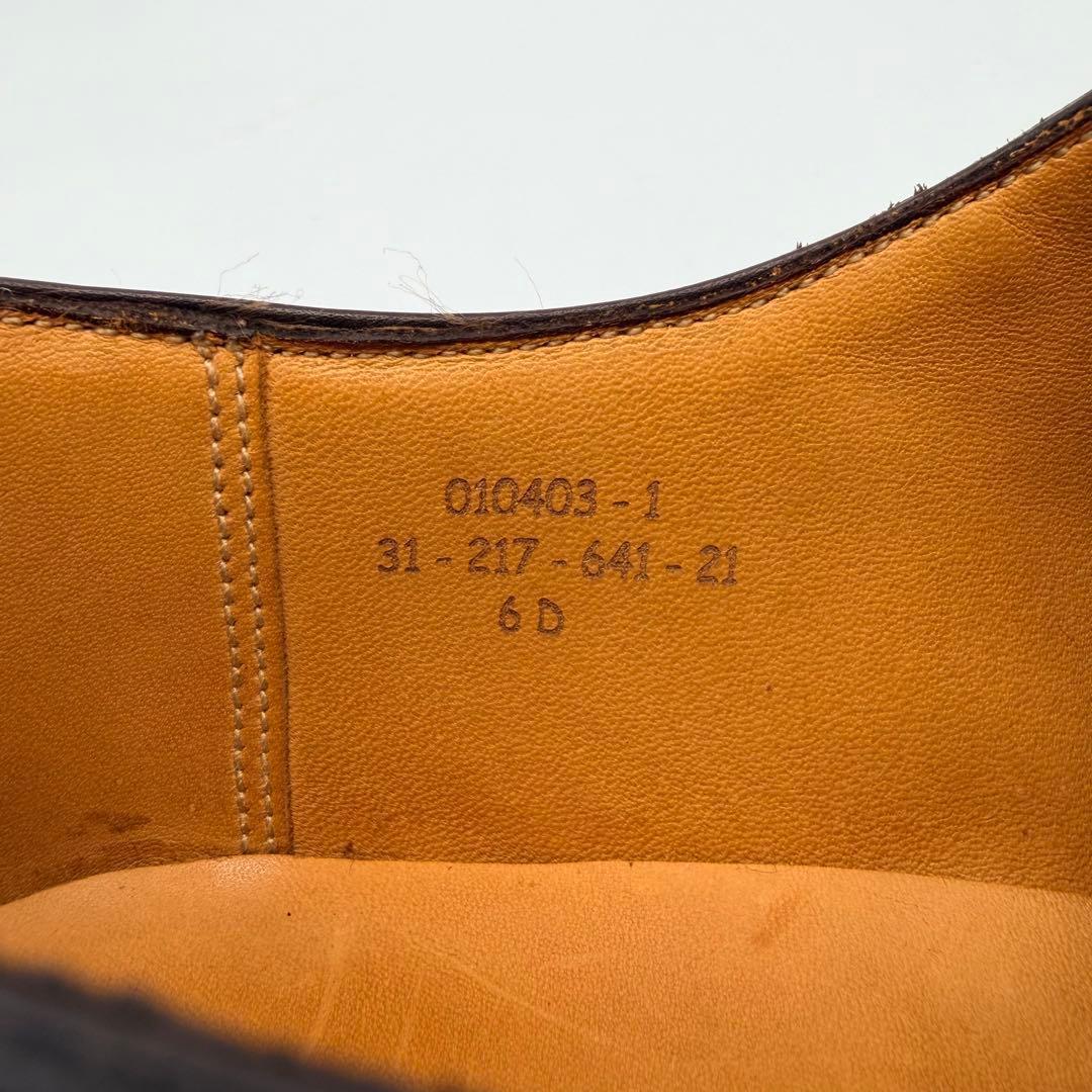 【美品】J.M.WESTON 641 ゴルフ ダークブラウン 6D 保存袋付