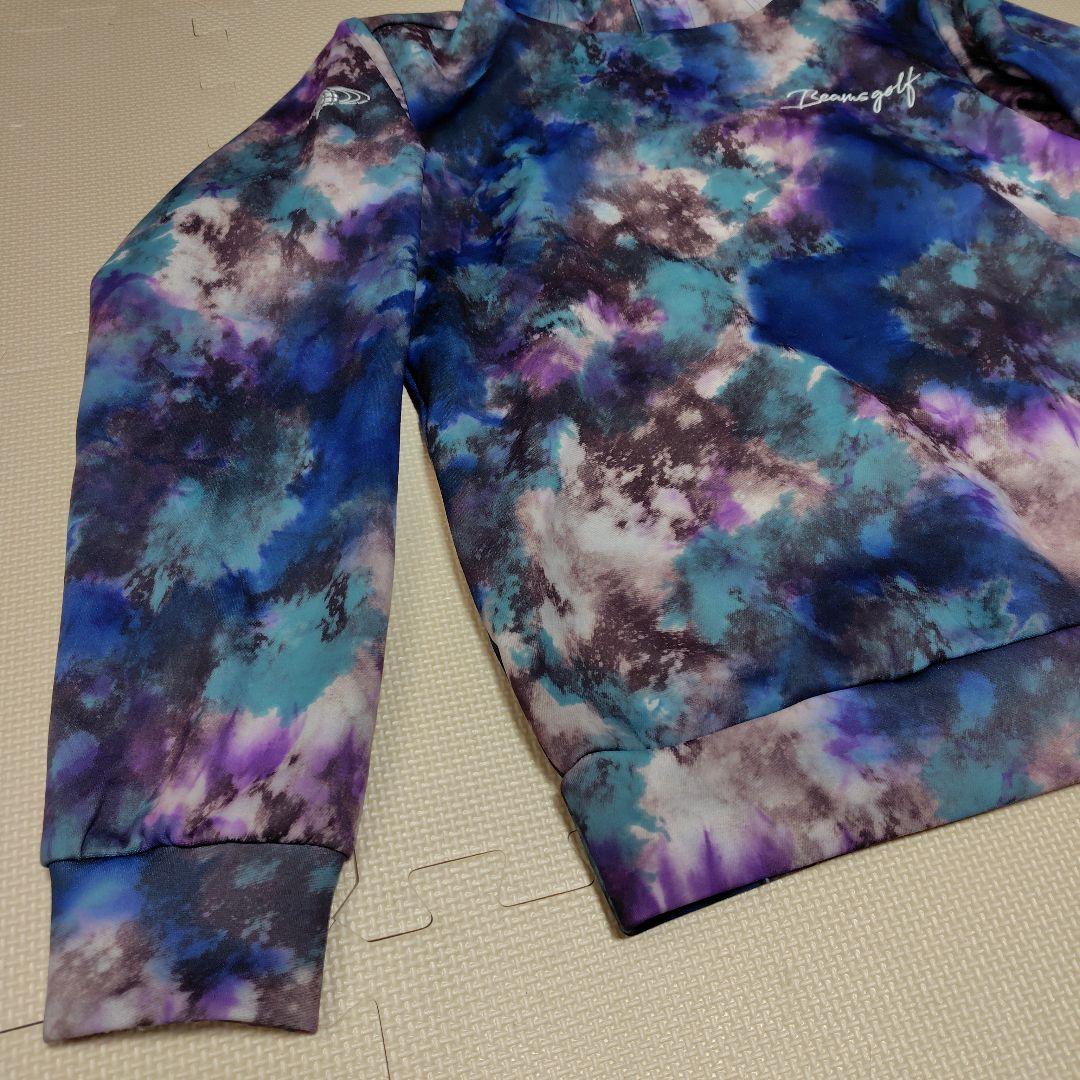 BEAMS GOLF ビームスゴルフ　タイダイ ダンボールニット パーカー