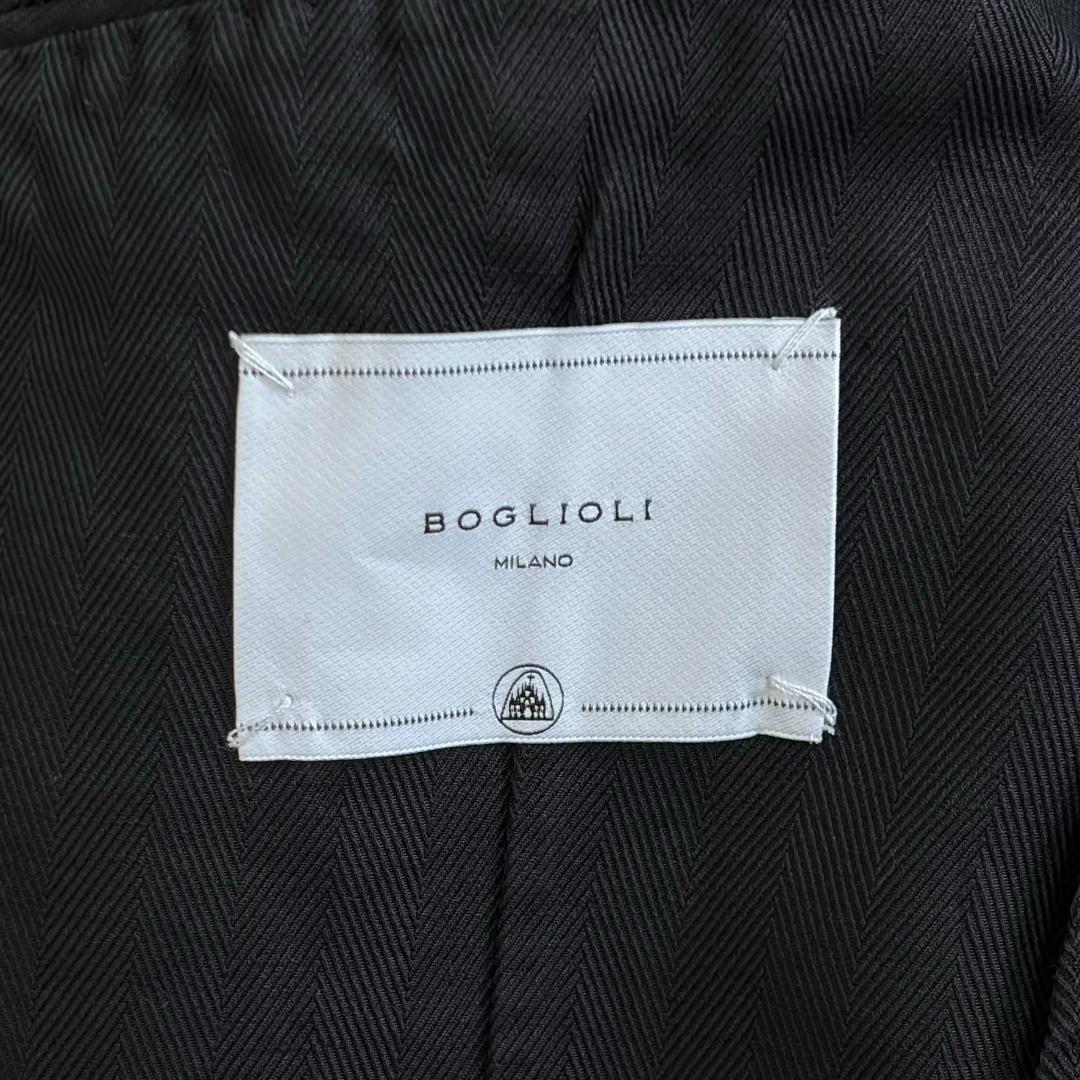 ボリオリ COAT コットンリネン ジャケット 段返り3B 黒 46 ua5